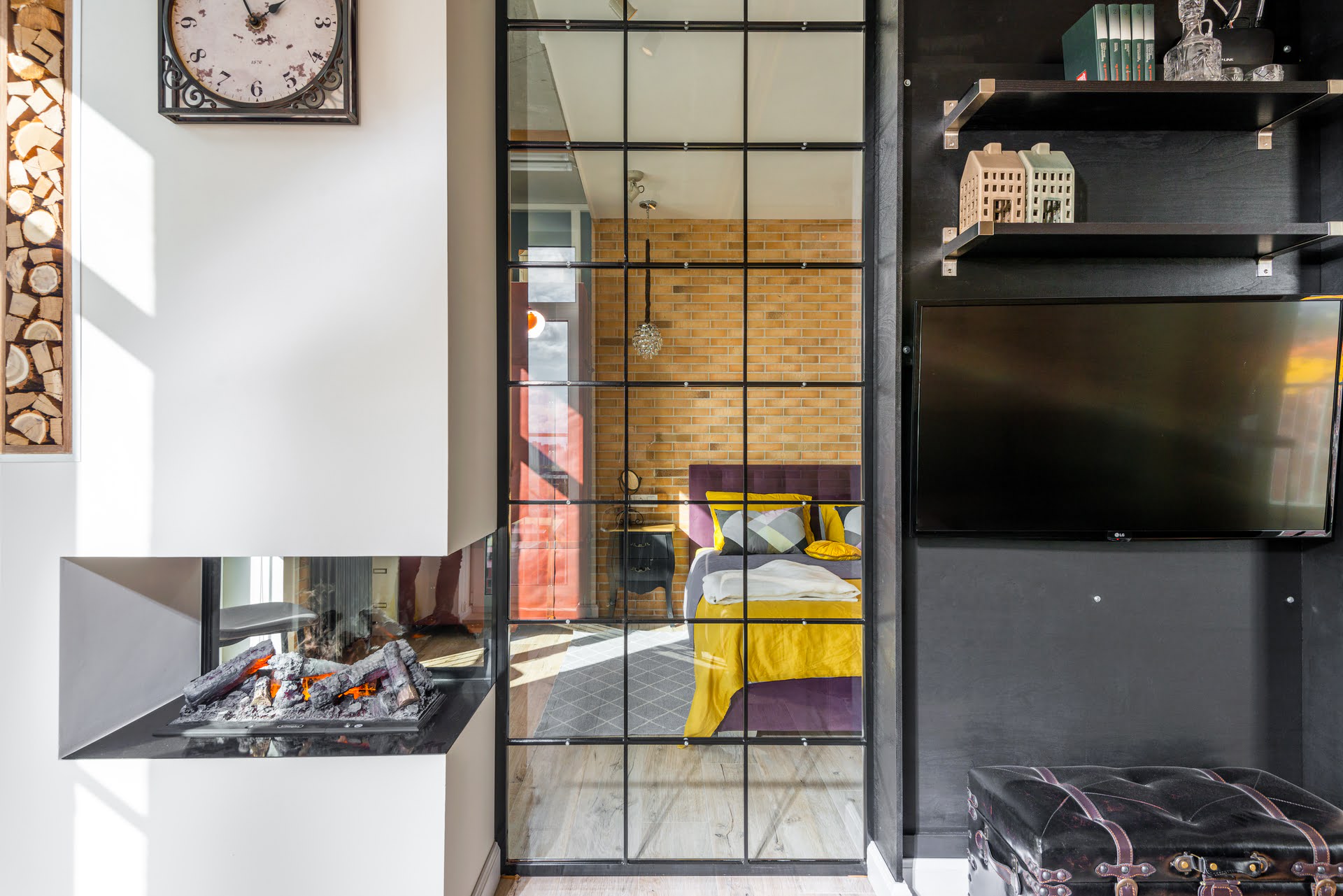Étagère en Verre sur Mesure : maximiser l’espace avec panache ! 3 cloison style verriere